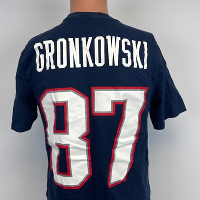 Nike Rob Gronkowski New England Patriots Super Bowl XLIX Jersey T