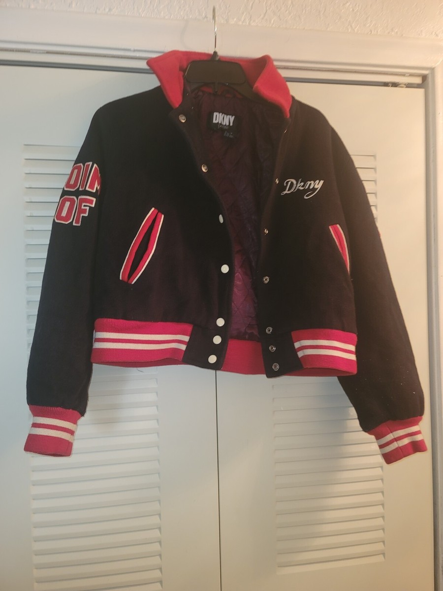 Vintage DKNY Letterman Varsity Jacket. Size P/P | eBay