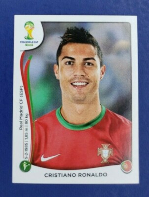 Cristiano Ronaldo #523 Portugal Sticker - Panini 2014 Brazil World