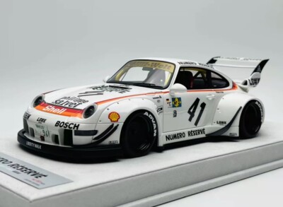 Porsche 911 993 RWB (Numero Reserve 41 White) [FuelMe Model] 1/18
