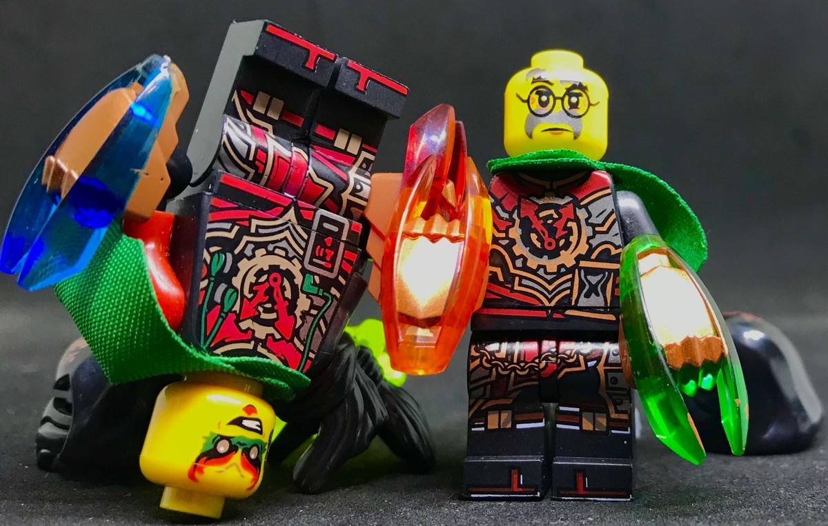 NINJAGO © WORLD TWINGS ACRONIX KRUX DUO -2- MINIFIGURES CUSTOMS | eBay