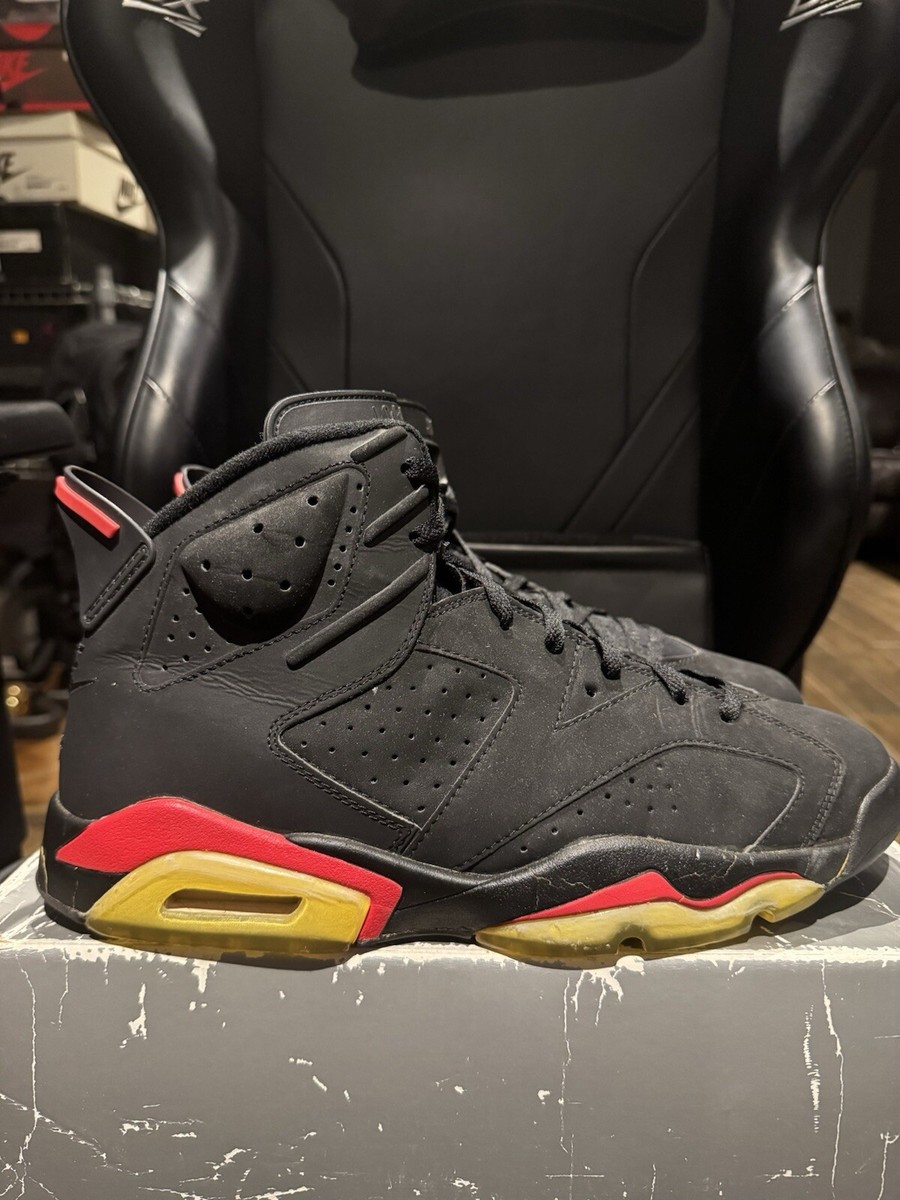 2000 OG Nike Air Jordan 6 VI Retro Black Infrared Size 13 Rep box