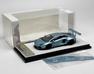 PGM 1:64 Ice Blue LBWK Aventador LP700-4 Sports Model Diecast