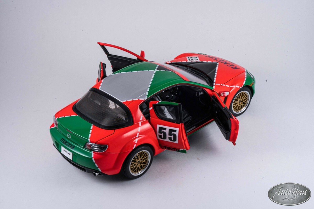 1/18 Autoart Mazda RX-8 LM Edition Orange and Green 🤝ALSO OPEN
