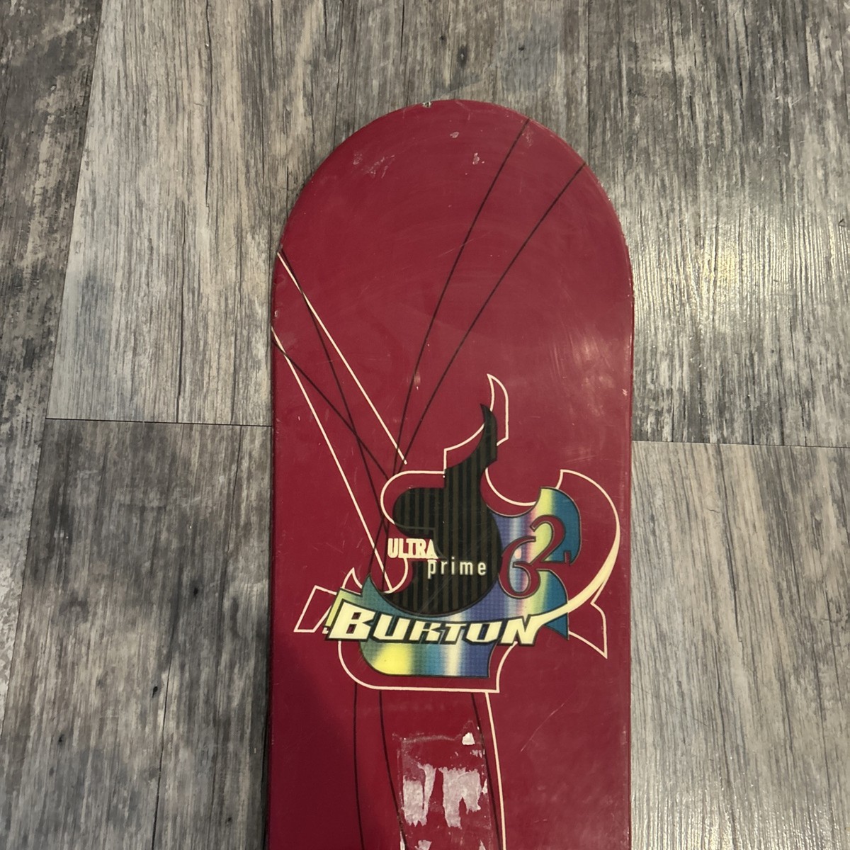 Vintage Burton Ultra Prime Alpine Race Carve Carving Snowboard 162