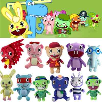Happy Tree Friends Plush Toys Nutty Flippy Handy Flaky Shifty