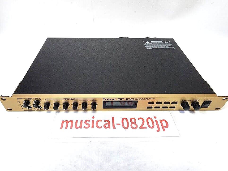 Roland GP-100 Guitar Preamp / Processor Multi Effector 1U Rack