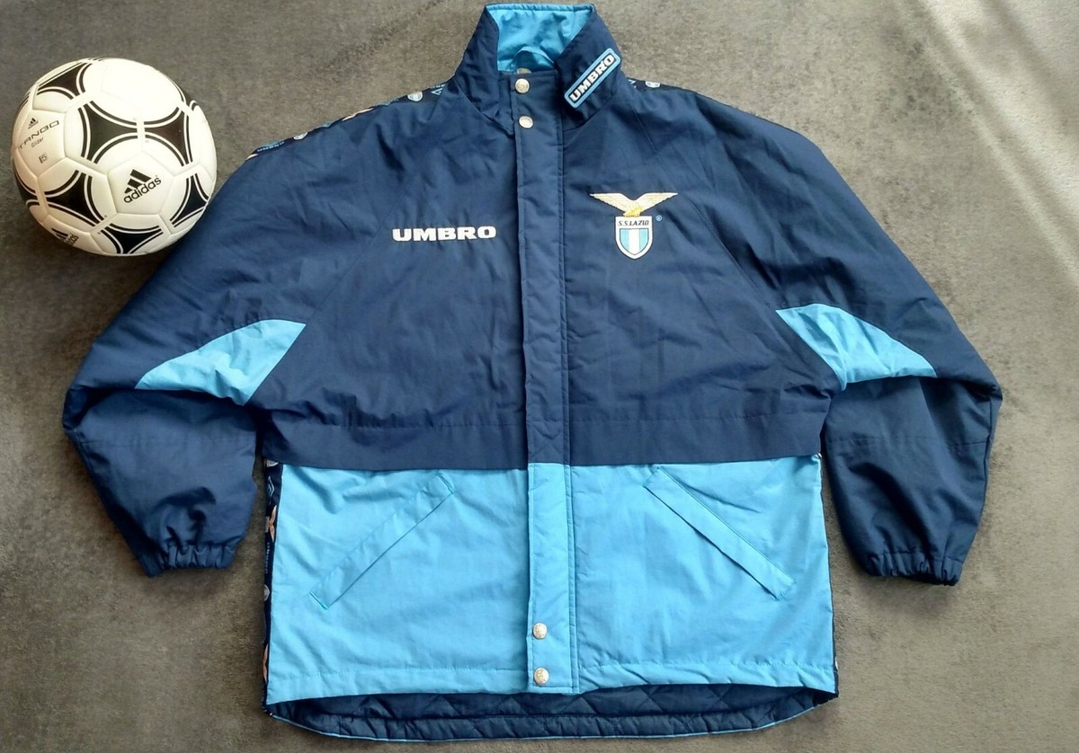UMBRO S.S. LAZIO VINTAGE 1997-1998 FOOTBALL SOCCER MENS JACKET M-L