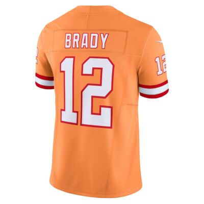 Tampa Bay Buccaneers Tom Brady #12 Nike Orange 2025 F.U.S.E. NFL