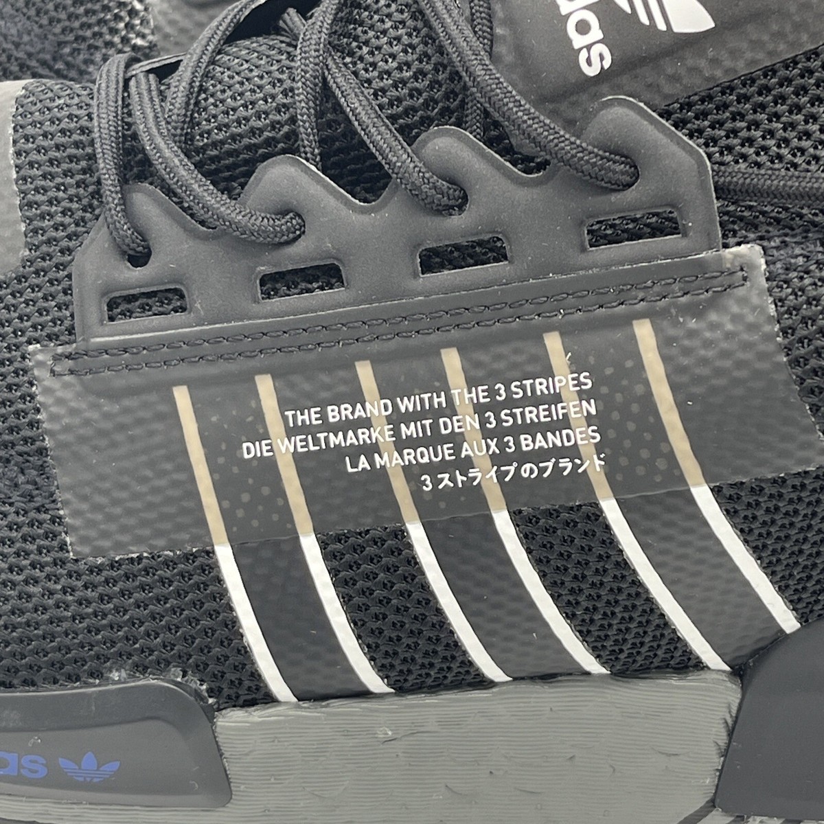 Size 11 - Adidas NMD_R1 V2 Black White for sale online | eBay