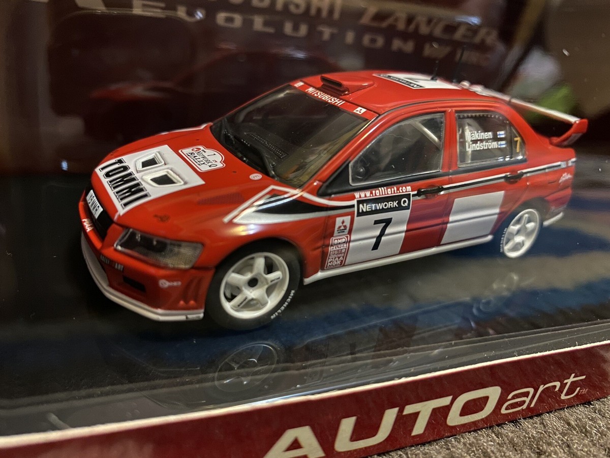 1/43 AUTOart '01 Mitsubishi Lancer EVO VII WRC #7 Makinen