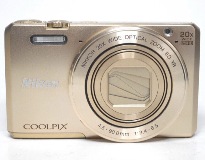 Nikon COOLPIX S7000 Digital Camera W. 20x Zoom Wide Lens Gold | eBay
