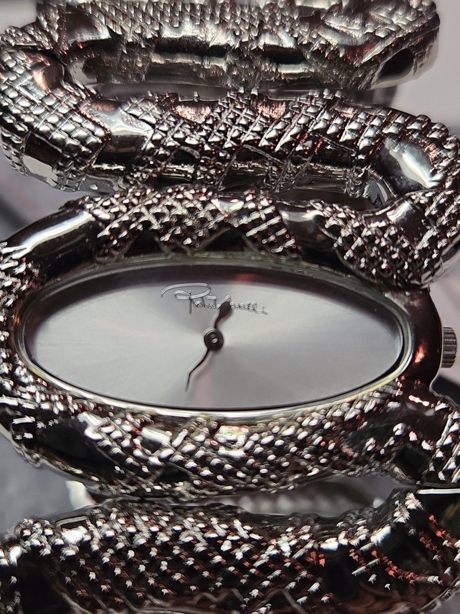 ROBERTO CAVILLI WATCH CLEOPATRA SNAKE BRACELET R7253195515 Silver