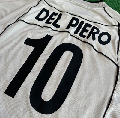 Vintage Lotto Juventus #10 Del Piero 2002/03 European Away