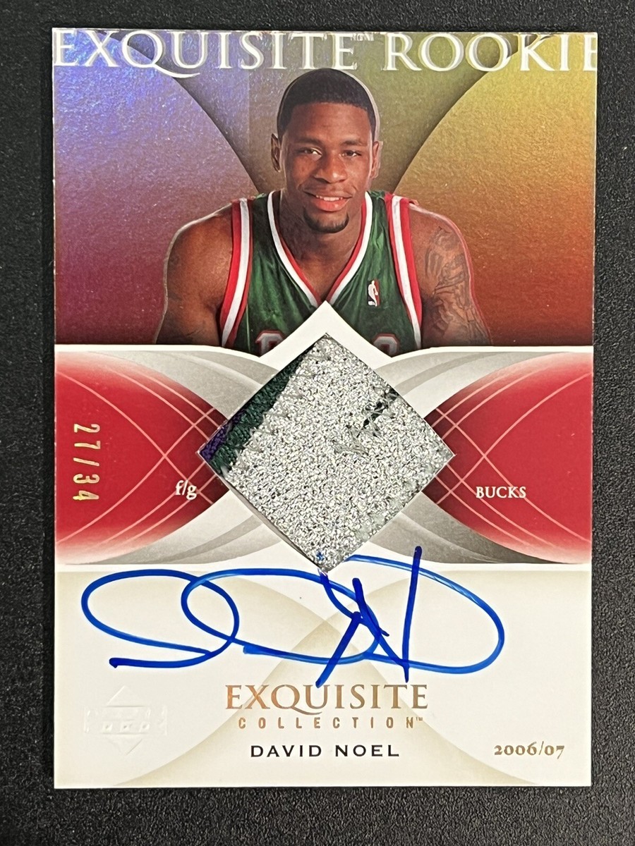 2006-07 Upper Deck Exquisite Rookie SP /34 David Noel RC Patch