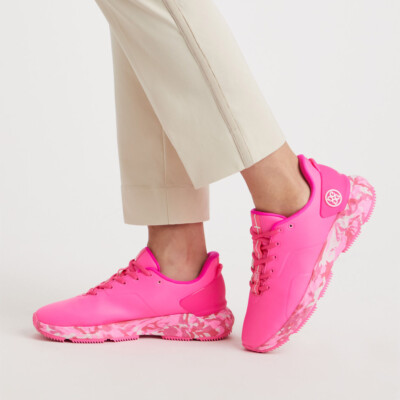 New G/FORE GFORE MG4+ CAMO GOLF SHOE G4LA23EF26-KOP KNOCKOUT PINK
