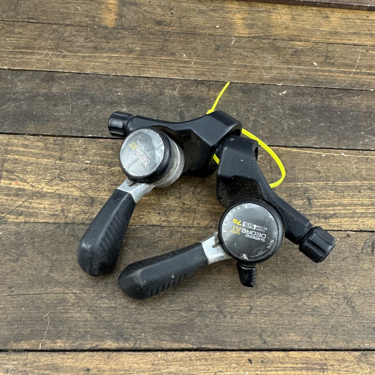 Vintage Shimano Deore XT SL-M732 SL-M730 7 Speed Thumb Shifters