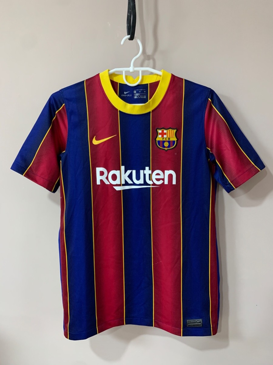 Barcelona 20/21 Home Football Shirt Nike Soccer Jersey Size Youth