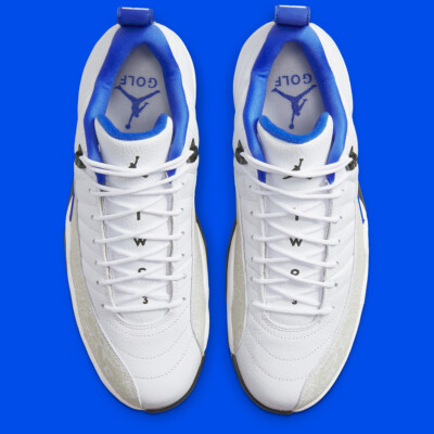 Nike Air Jordan 12 G Golf NRG P22 Laser White Game Royal DM9015