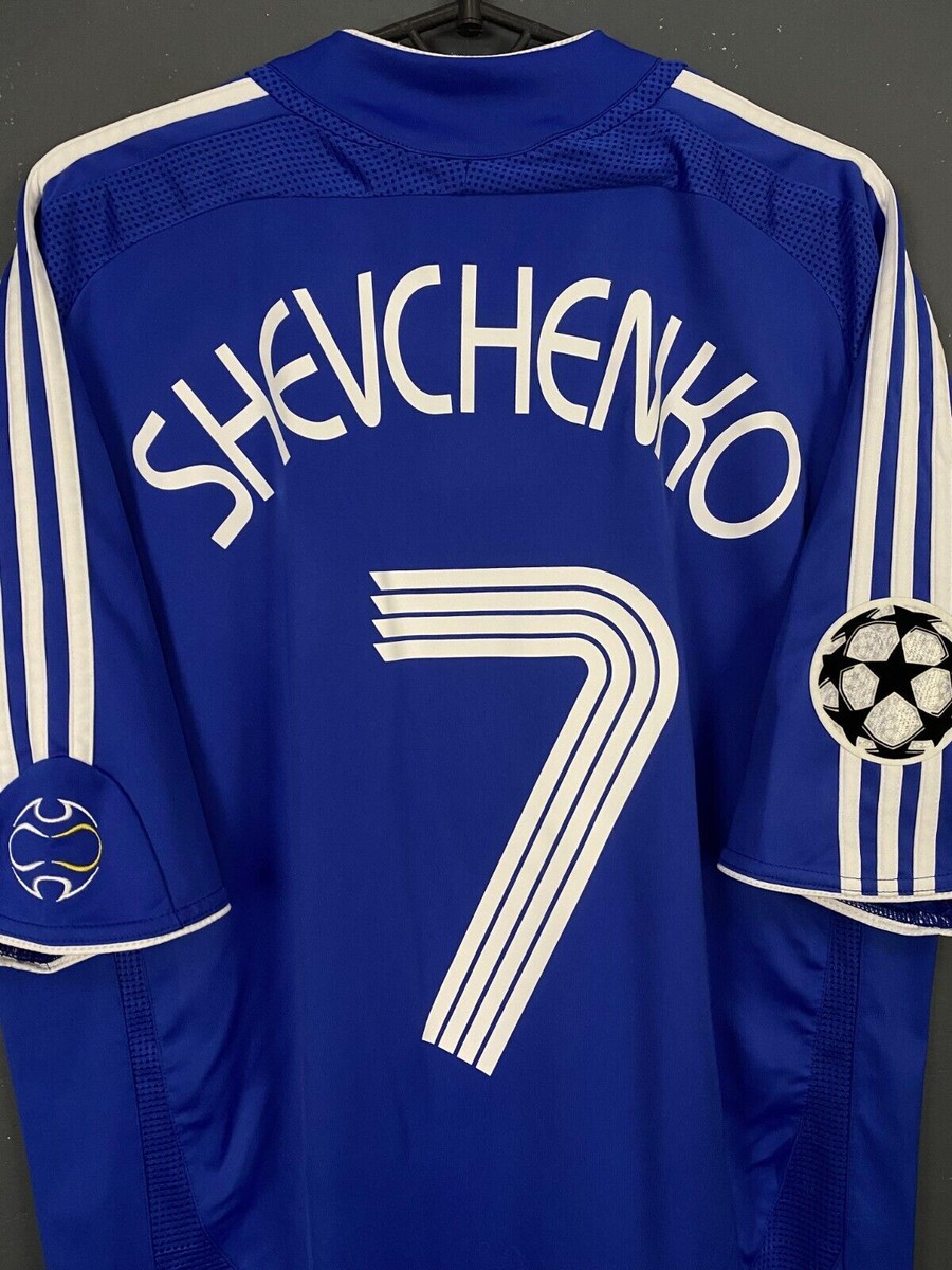 MENS FC CHELSEA 2006/2008 UEFA SHEVCHENKO #7 SOCCER FOOTBALL SHIRT