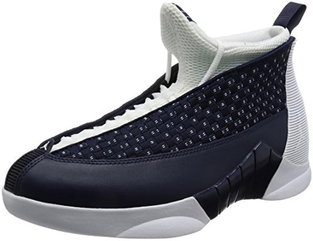 NIKE AIR JORDAN 15 RETRO BLUE/WHITE Size 10.5 1 3 4 5 6 7 9 11 12