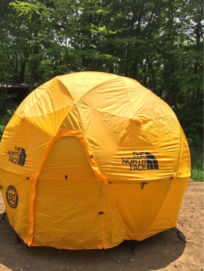 THE NORTH FACE Geodome 4 Tent with Footprint NV21800 Saffron