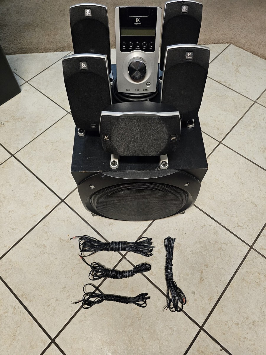 Logitech Z5500 THX-Certified 5.1 Speaker System Huge Bass ***READ