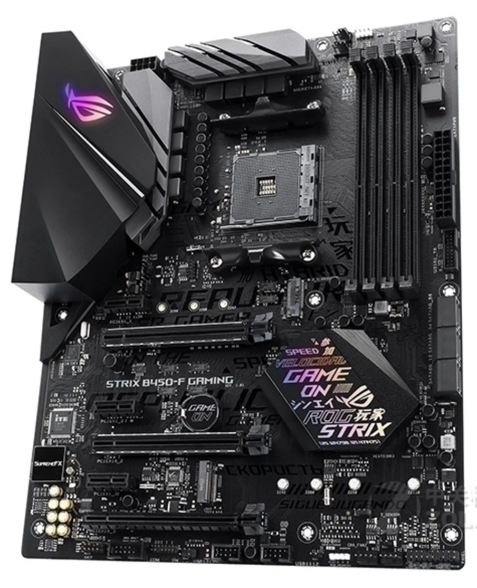 ASUS ROG STRIX B450-F GAMING Motherboard AM4 support AMD R7 5600g