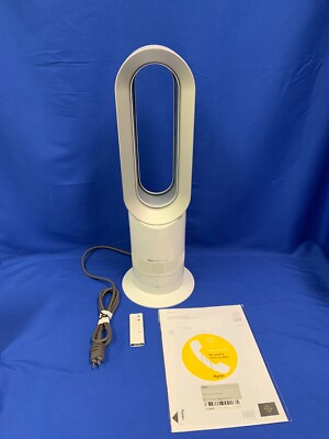 Dyson AM09 Hot & Cool Jet Focus Fan Heater- White/Silver | eBay