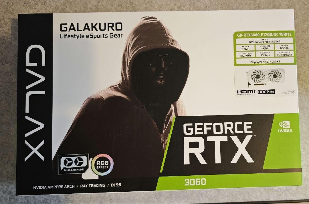 GALAKURO GALAX(GALAXY) GeForce RTX 3060 EX White 12GB GDDR6 | eBay