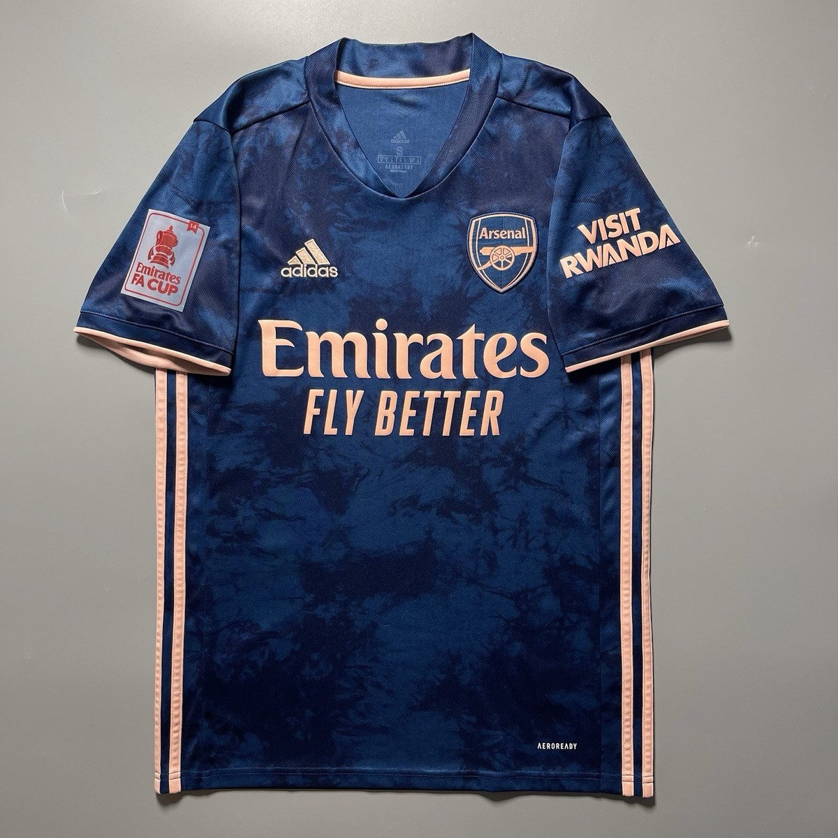 ARSENAL ADIDAS 2020/2021 FOOTBALL THIRD JERSEY #7 BUKAYO SAKA SIZE