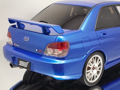 Otto Mobile Subaru Impreza WRX STi S204 2006 Blue Mica Resin Model