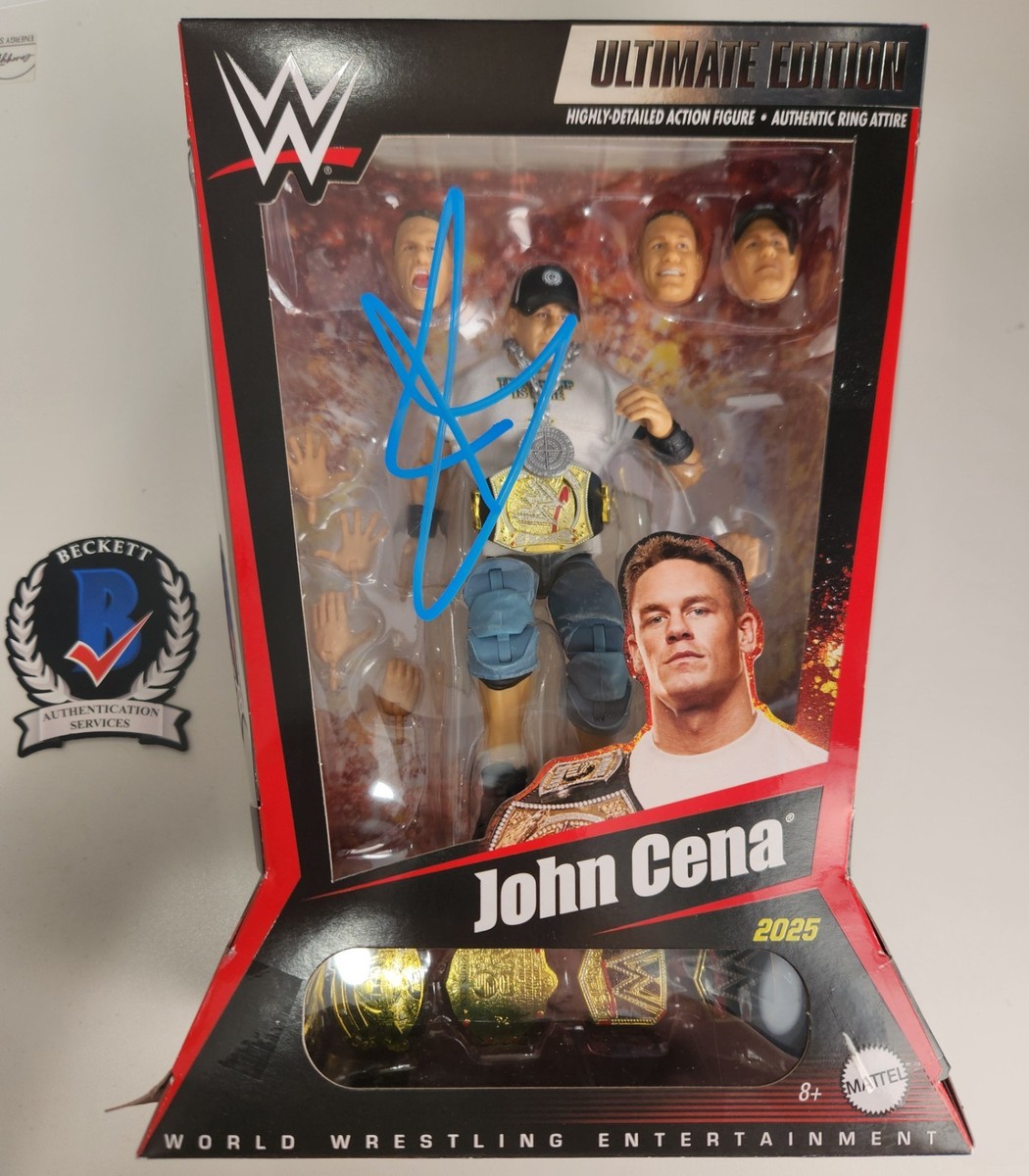 John Cena Signed Mattel Ultimate Edition Figure SDCC Limited WWE