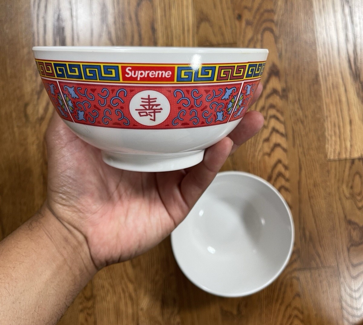 Supreme Ramen Bowl Set Comes With Two Bowls & Two Spoons | eBay