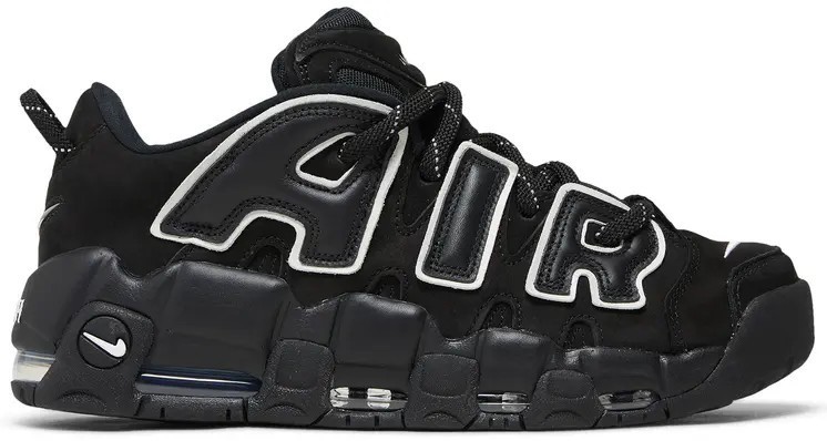 Size 6 - AMBUSH x Nike Air More Uptempo Low Black for sale online