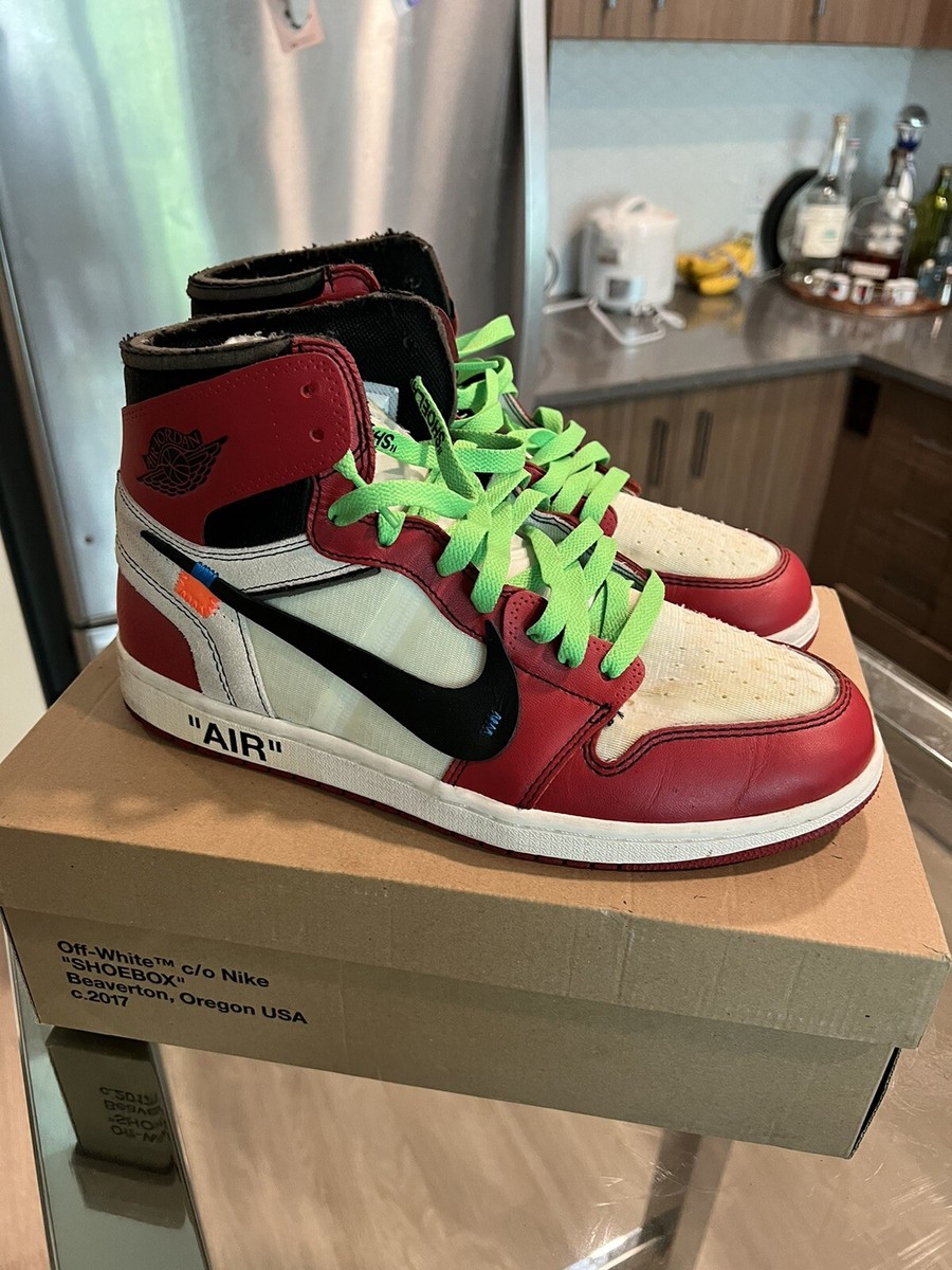 Air Jordan Retro 1 High OG Off-White Virgil Abloh Chicago 100