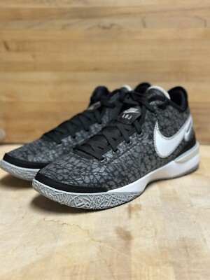 Size 10-12 - Nike Zoom LeBron NXXT Gen Black Wolf Grey White