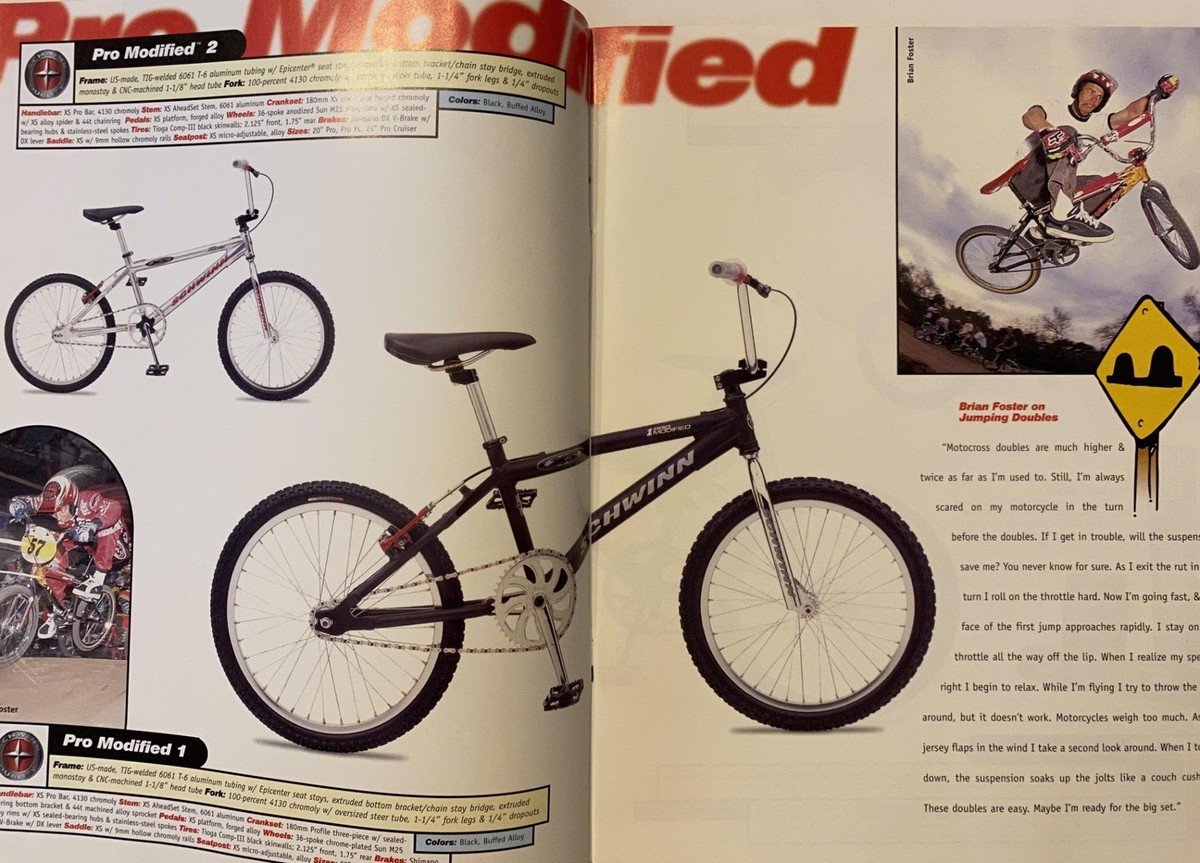 1996 Schwinn Bicycle Co. BMX Catalog brochure Hydraglide Modified