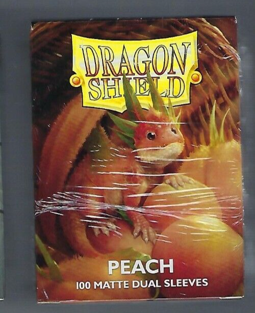 Dragon Shield Matte Peach (100) Shield Sleeves Free Shipping | eBay
