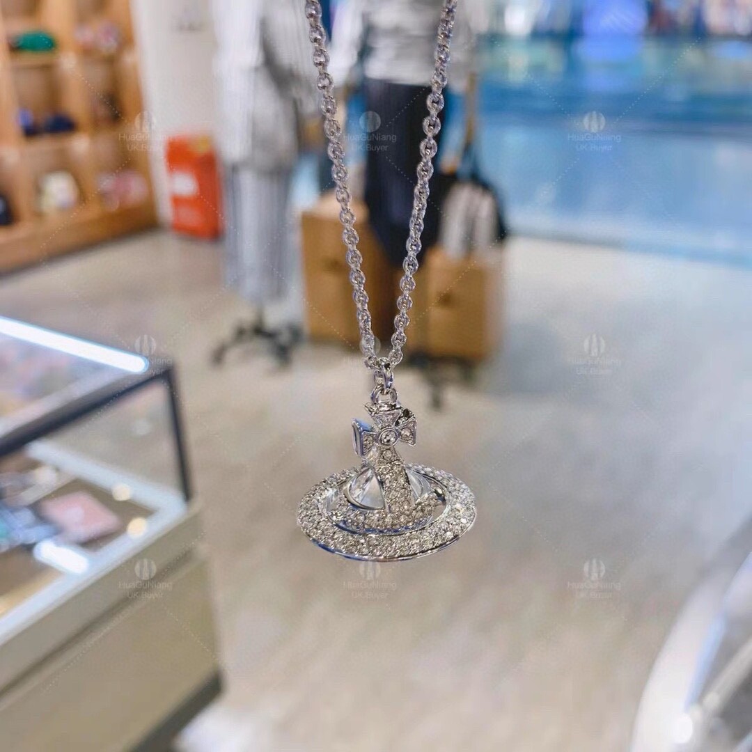 Vivienne Westwood PINA SMALL ORB PENDANT SILVER-TONE With original