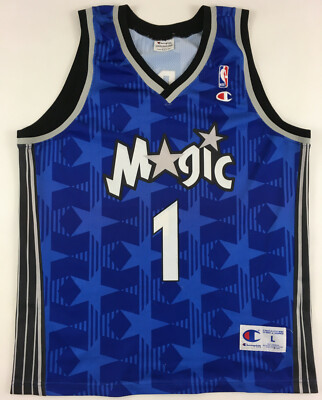 Orlando Magic 2000 NBA #1 Tracy McGrady jersey Champion basketball