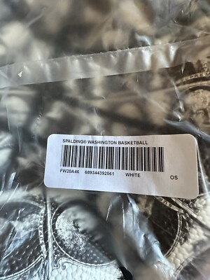 NEW Supreme x Spalding Washington Basketball FW20 White | eBay