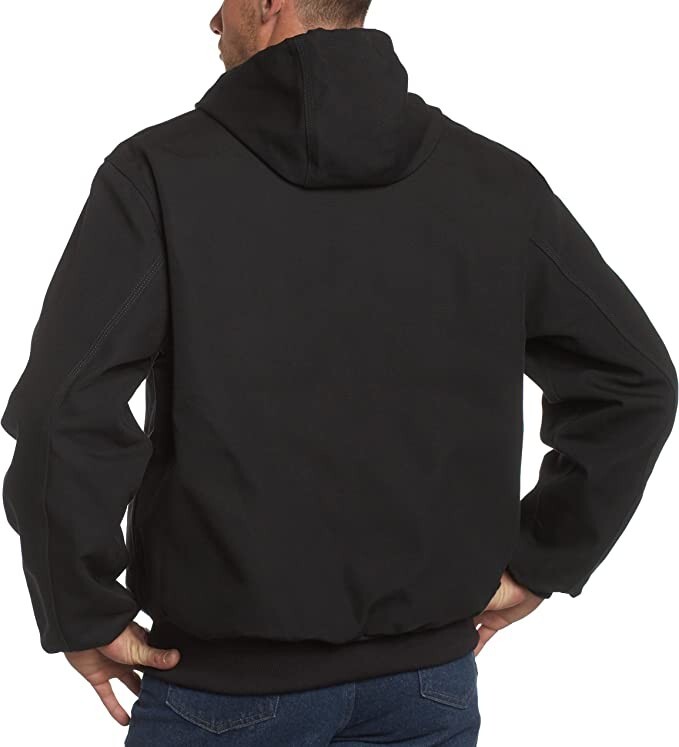 NWOT Carhartt Mens Thermal Lined Duck Active Jacket J131 Black