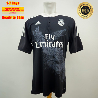 Real Madrid Dragon Y3 Third 14/15 Authentic MEDIUM Yohji Yamamoto