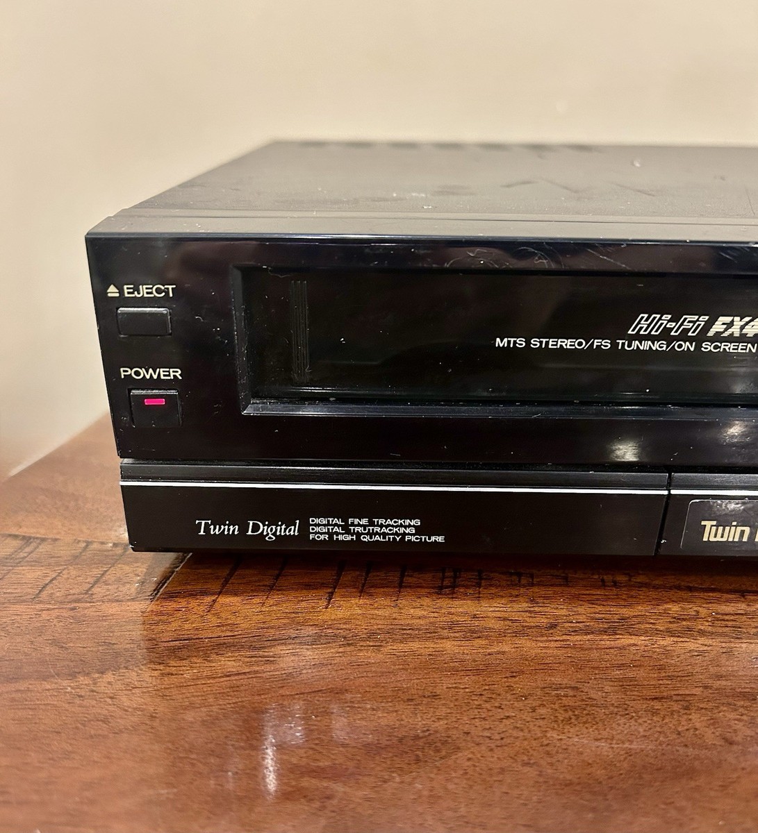 Mitsubishi HS-U50 VCR HiFi FX4 VHS Player Stereo Twin Digital