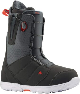 BURTON Men's MOTO SPEEDZONE Snowboarding Boots - Gray/Red - US