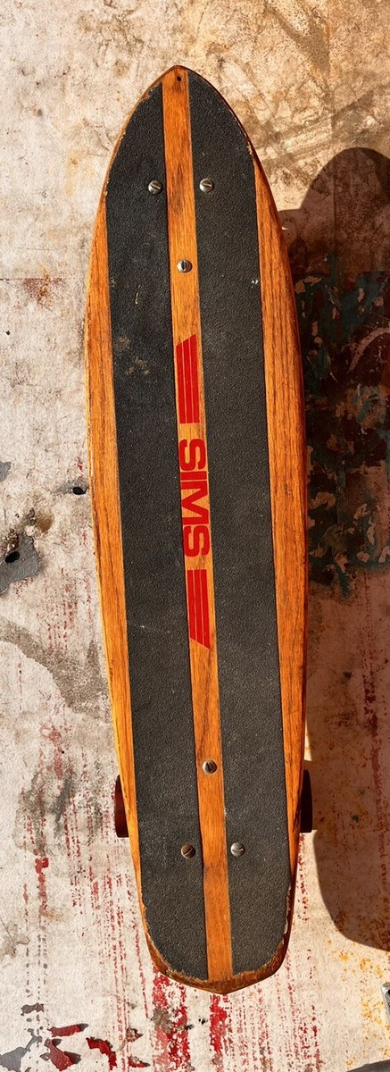 Sims Pure Juice Skateboard 1970s Vintage Bennett Pro Dog Town 30 X
