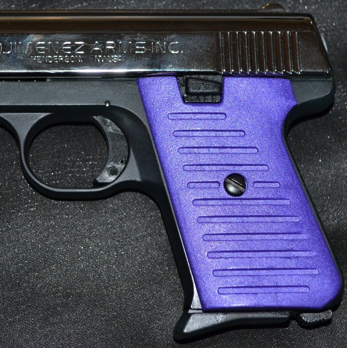 Jimenez, Bryco, Jennings, JA32, JA 380 Pistol Grips Reflex Violet