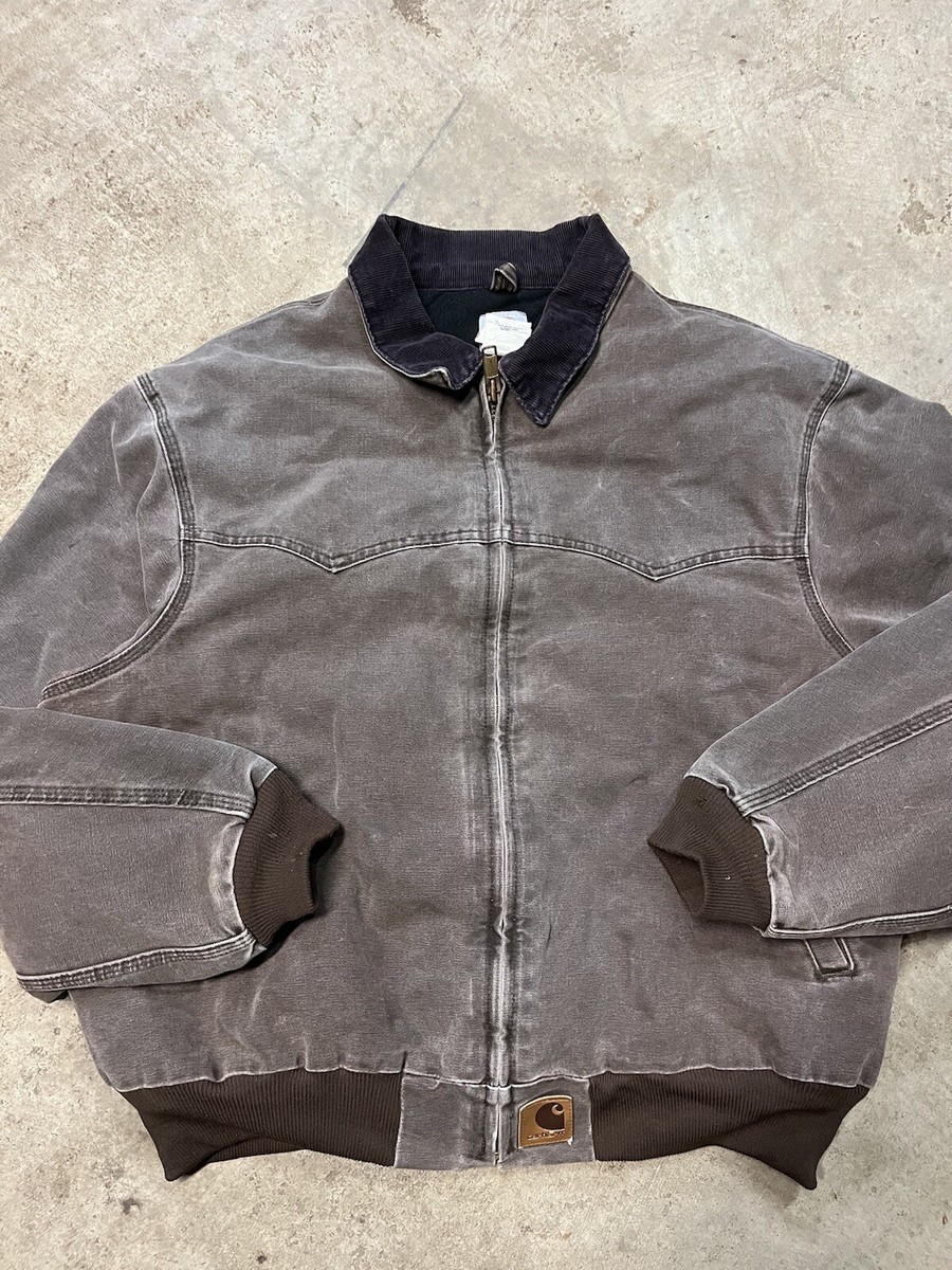 VTG Carhartt J14 CHT Santa Fe Jacket Minimal Wear Faded Dark Brown