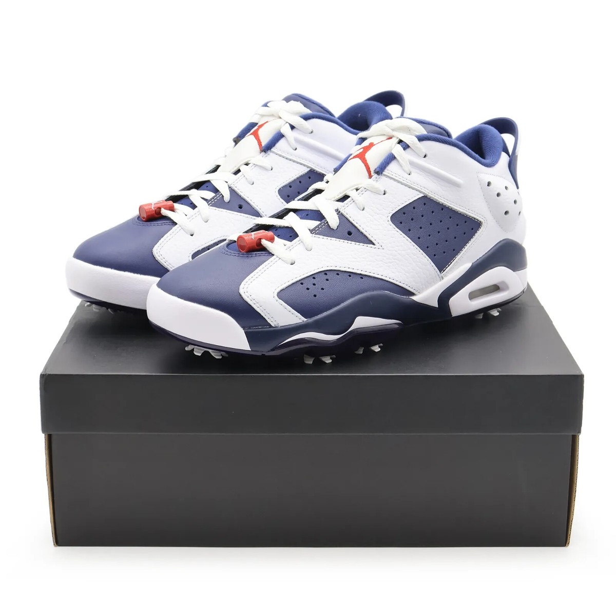 DV1376-101 Nike Air Jordan 6 Retro Low Golf White Varsity Red